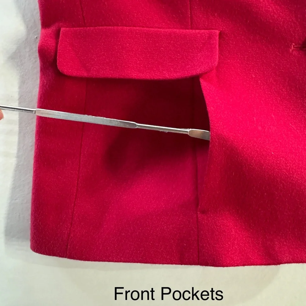 Pendleton Red Wool Blazer Fully Lined with Pockets (10P)